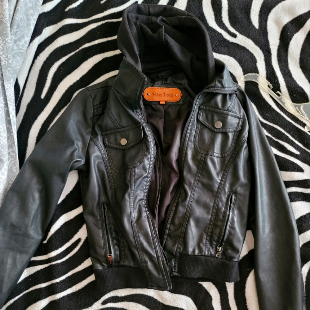 Faux Leather Jacket
